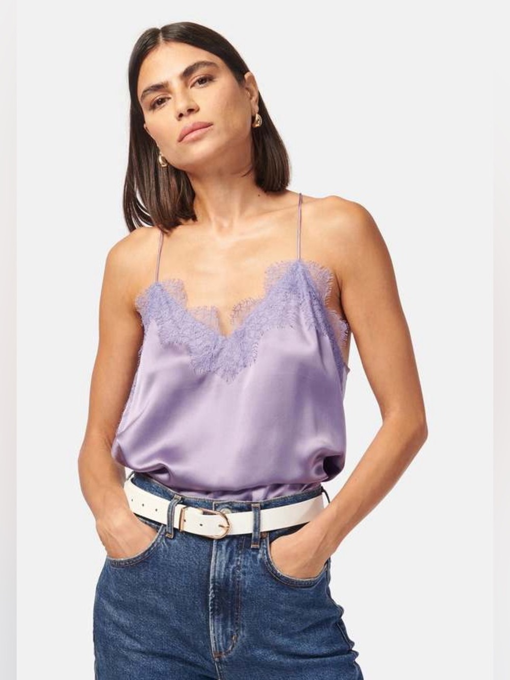 Cami NYC Lace Racerback Camisole Lavender